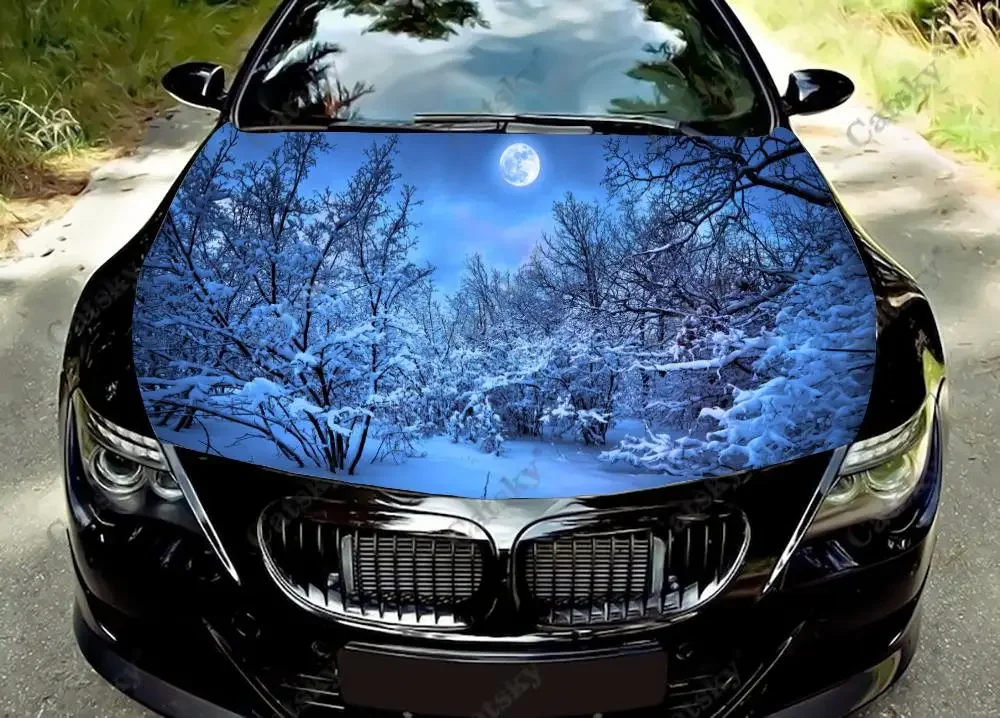 Dark Forest With Moon Car Hood Vinyl Stickers Wrap Vinyl Film Engine Cover Decals Sticker on Car Auto Accessories 
Dark Forest With Moon Car Hood Vinyl Stickers Wrap Vinyl Film Engine Cover Decals Sticker on Car Auto Accessories