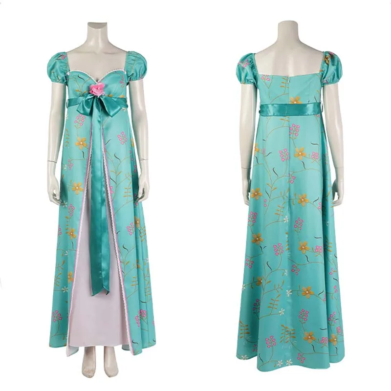 New Arrival Princess Giselle Cosplay Costume Halloween Carnival Birthday Party Elegant Fashion Women Green Dress with Bow Suit
New Arrival Princess Giselle Cosplay Costume Halloween Carnival Birthday Party Elegant Fashion Women Green Dress with Bow Suit