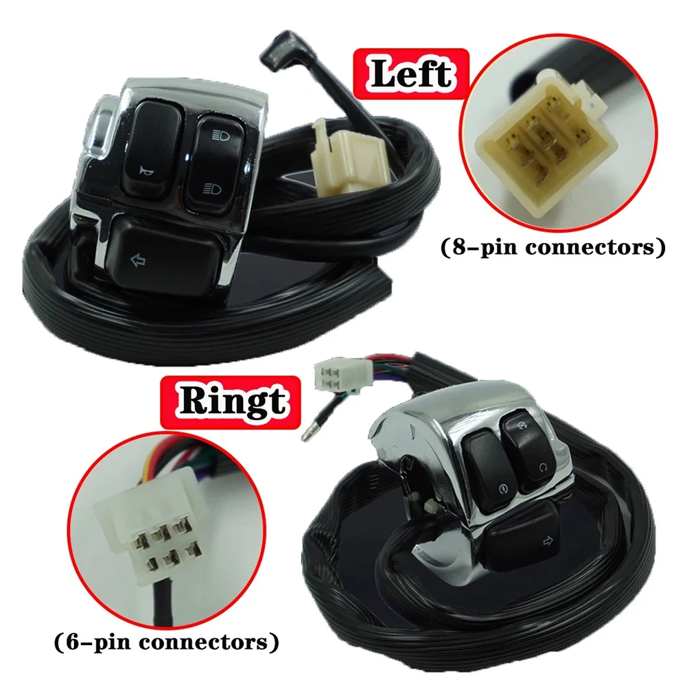 T48C_Motorcycle 1inch 25mm Handlebar Control Switch Harness Horn Turn Signal Light Switch for Harley Sportster Dyna Softail
T48C_Motorcycle 1inch 25mm Handlebar Control Switch Harness Horn Turn Signal Light Switch for Harley Sportster Dyna Softail