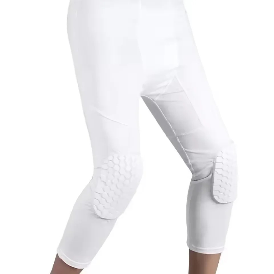 Мужские компрессионные тренировочные штаны с защитными наколенниками и противоударными вставками для баскетбола и других видов спорта
Мужские компрессионные тренировочные штаны с защитными наколенниками и противоударными вставками для баскетбола и других видов спорта