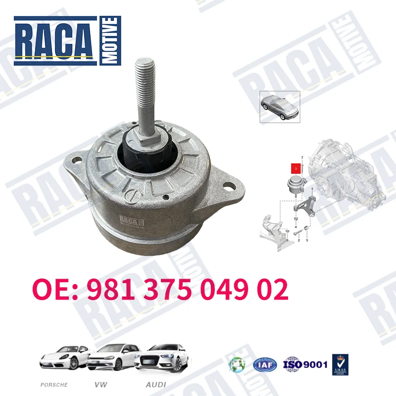 For Porsche Boxster Cayman 981 2013 2014 2015-16 Left and Right Universal Transmission Gearbox Mount Support Bearing 98137504902
For Porsche Boxster Cayman 981 2013 2014 2015-16 Left and Right Universal Transmission Gearbox Mount Support Bearing 98137504902