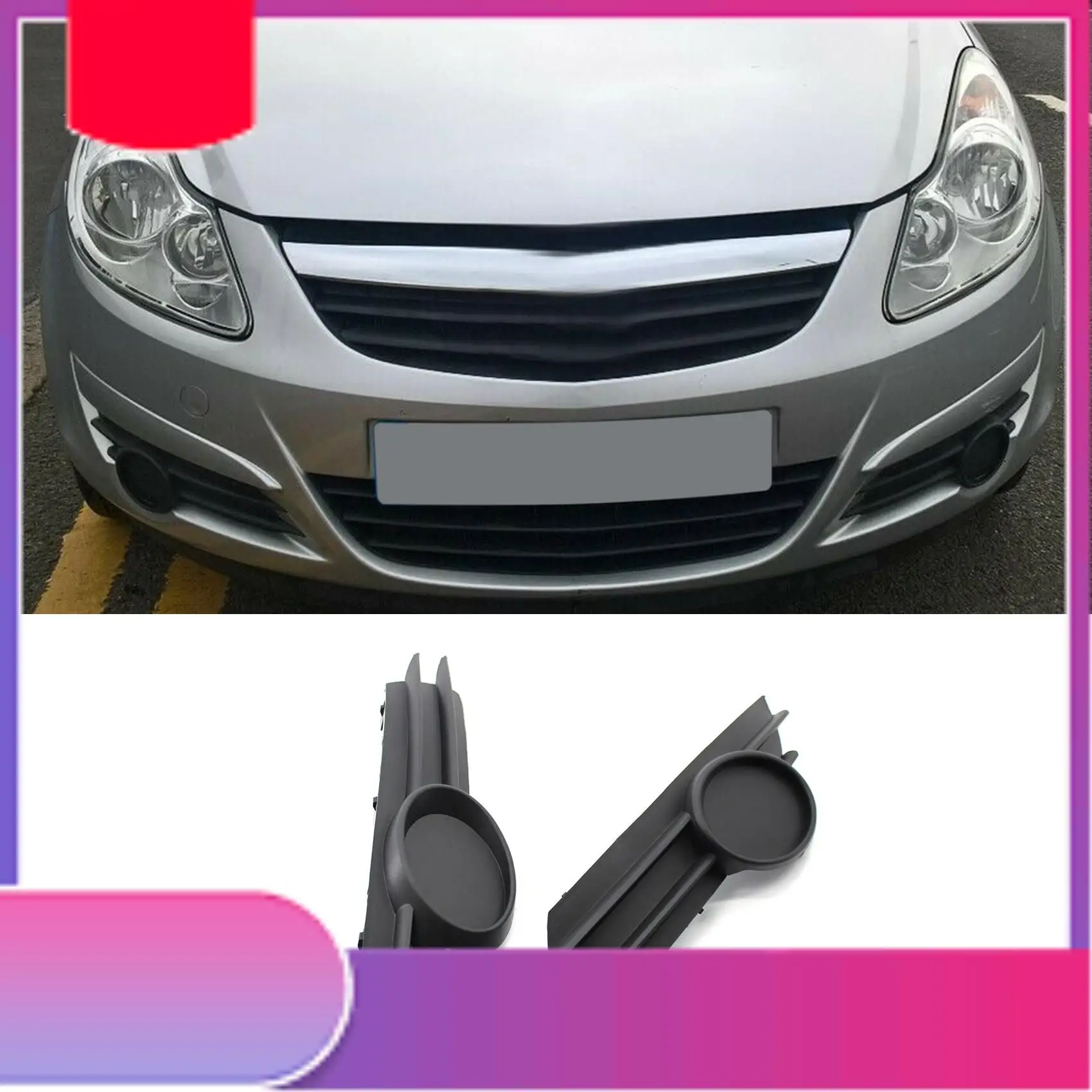 2X Car Front Fog Light Grille Fog Lamp Cover Front Bumper Grill For Vauxhall Opel Corsa D 2006-2011 13229482 13229483-Y79A
2X Car Front Fog Light Grille Fog Lamp Cover Front Bumper Grill For Vauxhall Opel Corsa D 2006-2011 13229482 13229483-Y79A