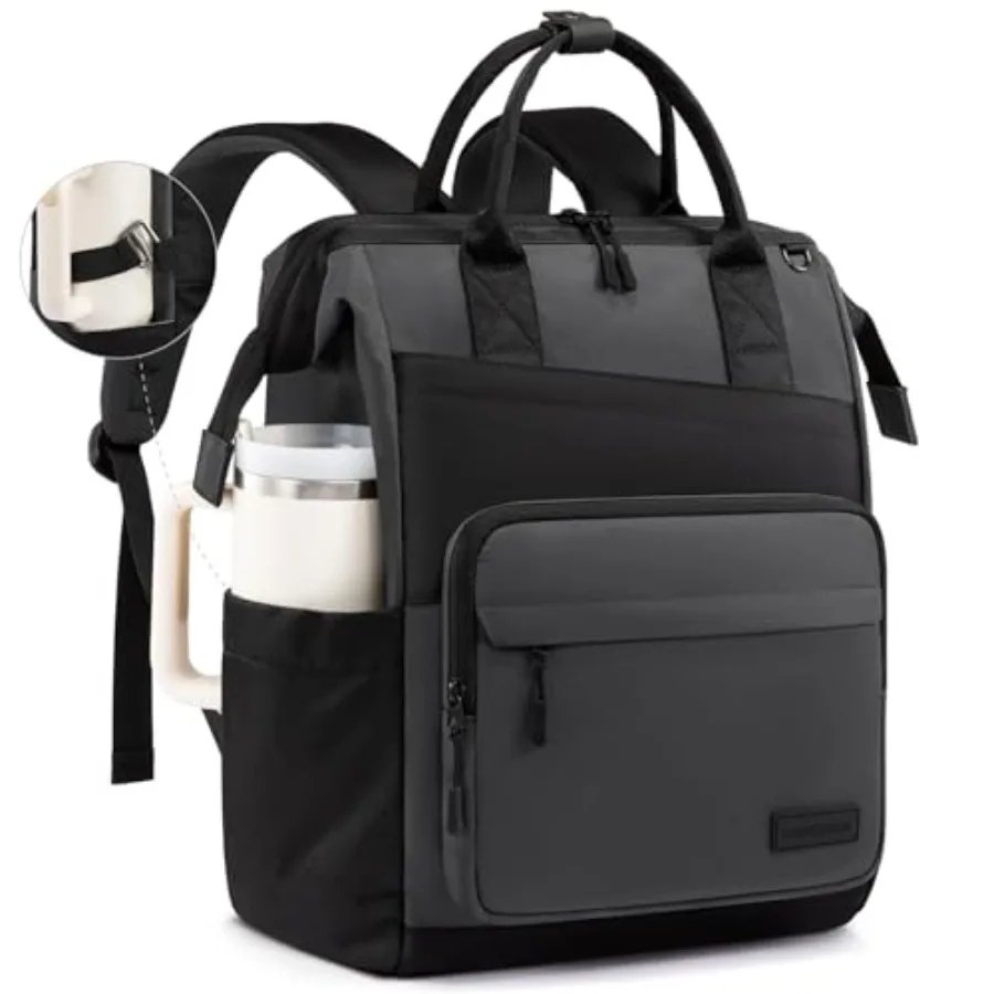 Laptop Backpack for Women, 17 Inch Travel Backpack for Work College Business, Water Resistant Teacher Nurse Bag with Large Capa
Laptop Backpack for Women, 17 Inch Travel Backpack for Work College Business, Water Resistant Teacher Nurse Bag with Large Capa