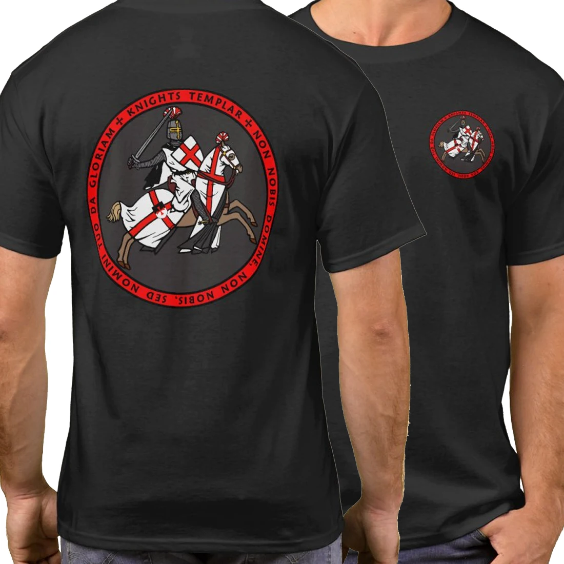 Unique Design Knights Templar Charging Into Battle Seal Printed T-Shirt Summer Cotton Short Sleeve O-Neck Mens T Shirt New S-3XL
Unique Design Knights Templar Charging Into Battle Seal Printed T-Shirt Summer Cotton Short Sleeve O-Neck Mens T Shirt New S-3XL