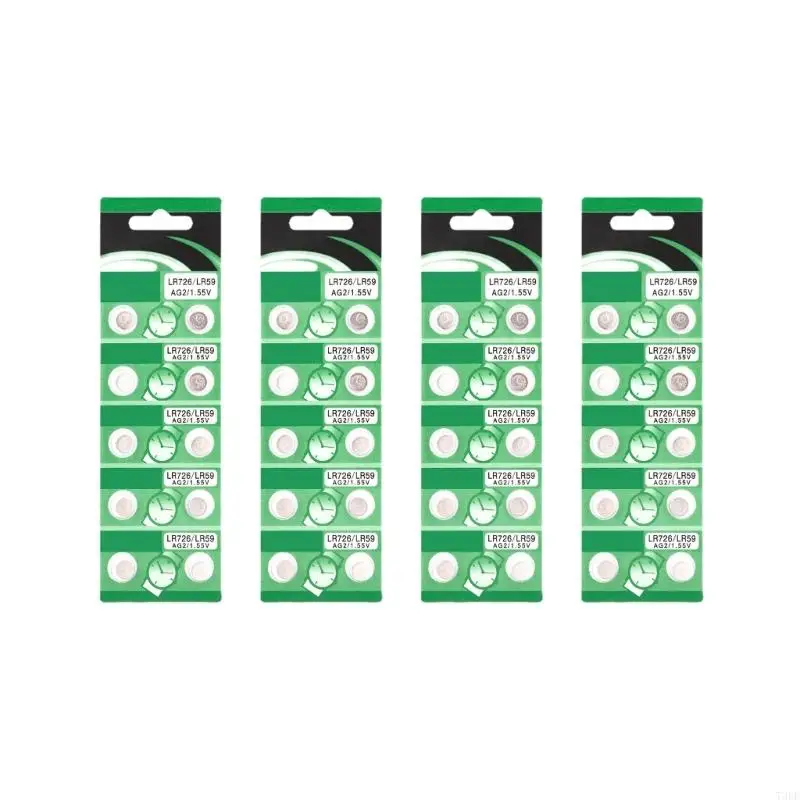 T3EE 10/20Pack Durability Metal AG2 LR726 Batteries 1.5V AG2 Round Coin Cell Battery For Watches, Calculators,Coin Battery
T3EE 10/20Pack Durability Metal AG2 LR726 Batteries 1.5V AG2 Round Coin Cell Battery For Watches, Calculators,Coin Battery