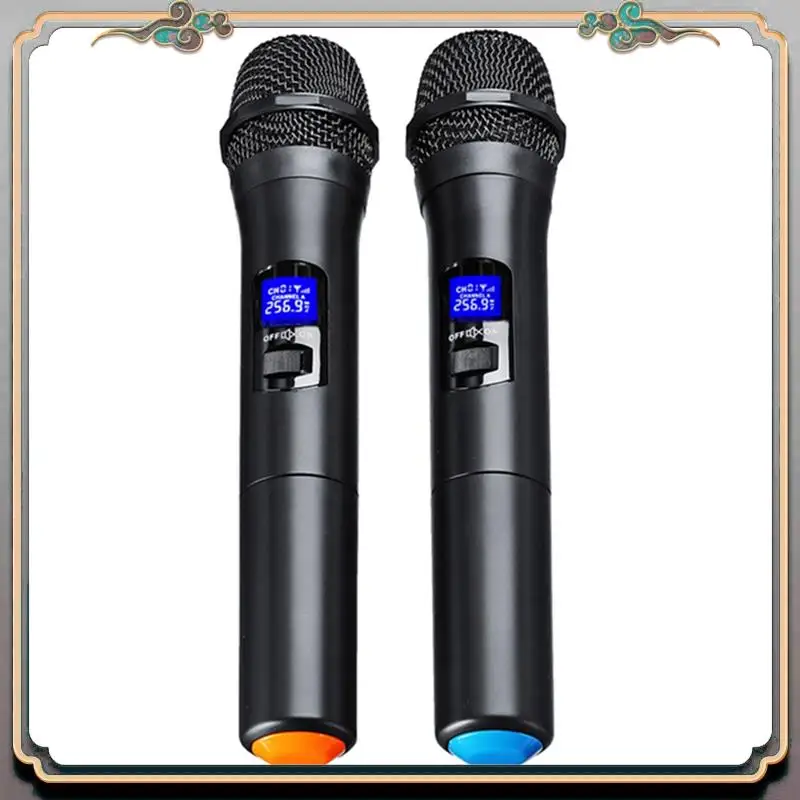 Durable Microphone 2 Channel Cordless Dual Digital LCD Display Microphone System Kit Fit For Party US Plug
Durable Microphone 2 Channel Cordless Dual Digital LCD Display Microphone System Kit Fit For Party US Plug