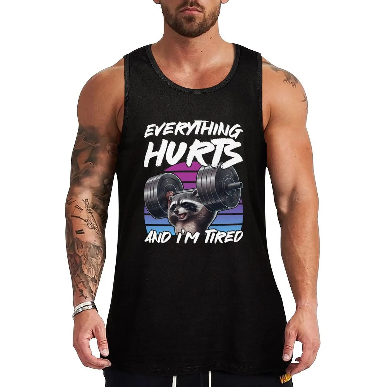Raccoon Gym Everything Hurts And I’m Tired Funny Tank Top mens gym clothes Men's gym clothing bodybuilding man
Raccoon Gym Everything Hurts And I’m Tired Funny Tank Top mens gym clothes Men's gym clothing bodybuilding man