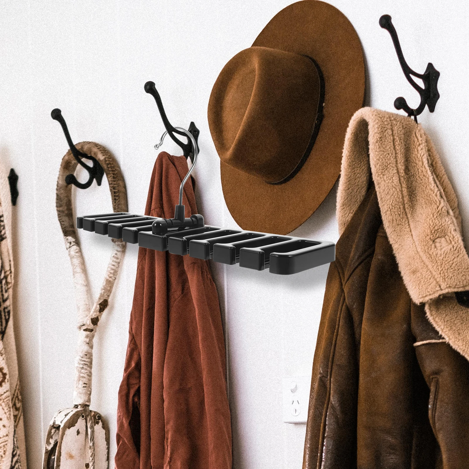 2pcs Closet Belt Hangers Scarf Tie Organizer Rack Wall Mounted Accessory Hanger For Scarves Ties Belts Closet
2pcs Closet Belt Hangers Scarf Tie Organizer Rack Wall Mounted Accessory Hanger For Scarves Ties Belts Closet
