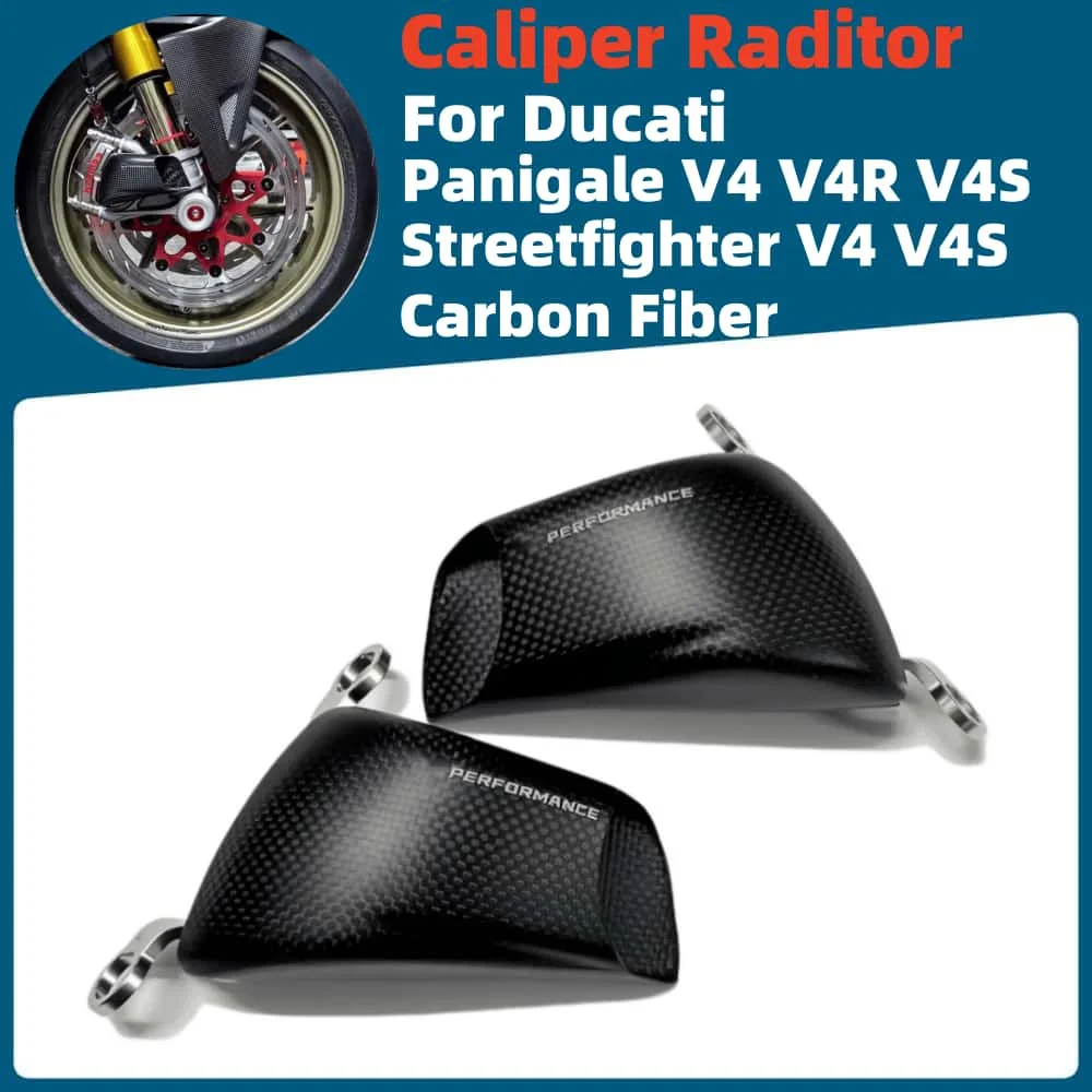For Ducati Panigale V4 V4R V4S / Streetfighter V4 V4S 2018-2024Tuning Motorcycle Front Brake Caliper Radiator Carbon Fiber Cover
For Ducati Panigale V4 V4R V4S / Streetfighter V4 V4S 2018-2024Tuning Motorcycle Front Brake Caliper Radiator Carbon Fiber Cover