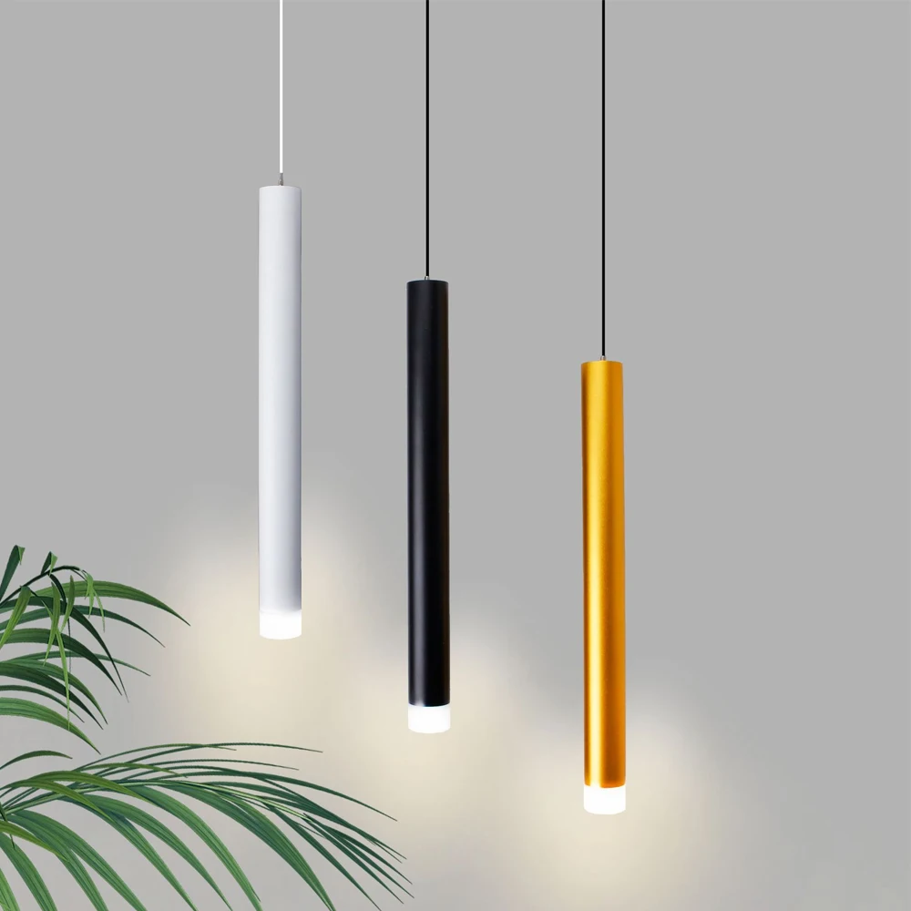 Modern Acrylic Pendant Light Long Tube Dining Bar Counter Bedroom Hanging Line Light Aluminum Round Tube Cylinder Lamp Decor
Modern Acrylic Pendant Light Long Tube Dining Bar Counter Bedroom Hanging Line Light Aluminum Round Tube Cylinder Lamp Decor