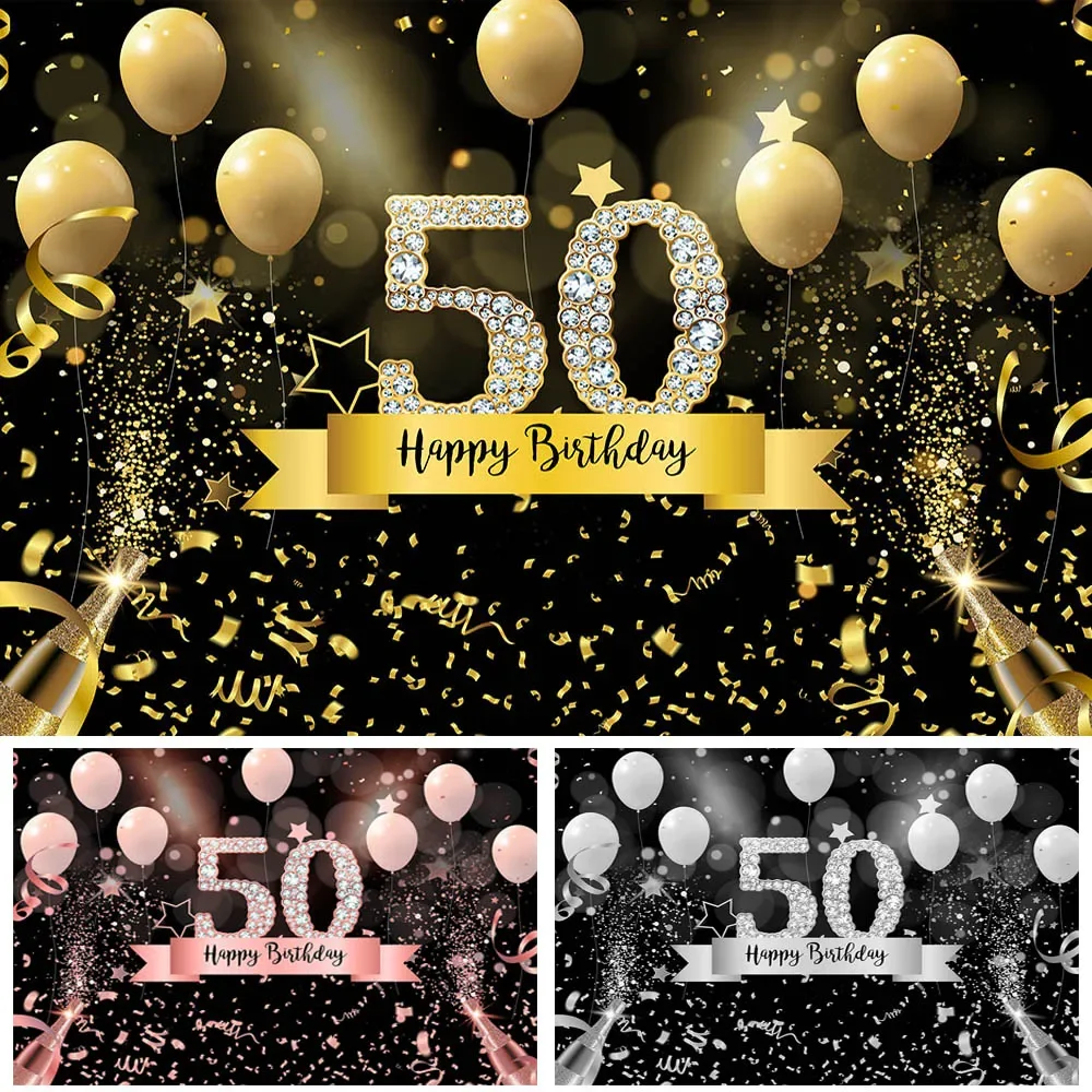 Fabulous Women Gold 50th Happy Birthday Photo Background Balloon Champagne Party Decor Banner Photography Backdrops Photocall
Fabulous Women Gold 50th Happy Birthday Photo Background Balloon Champagne Party Decor Banner Photography Backdrops Photocall