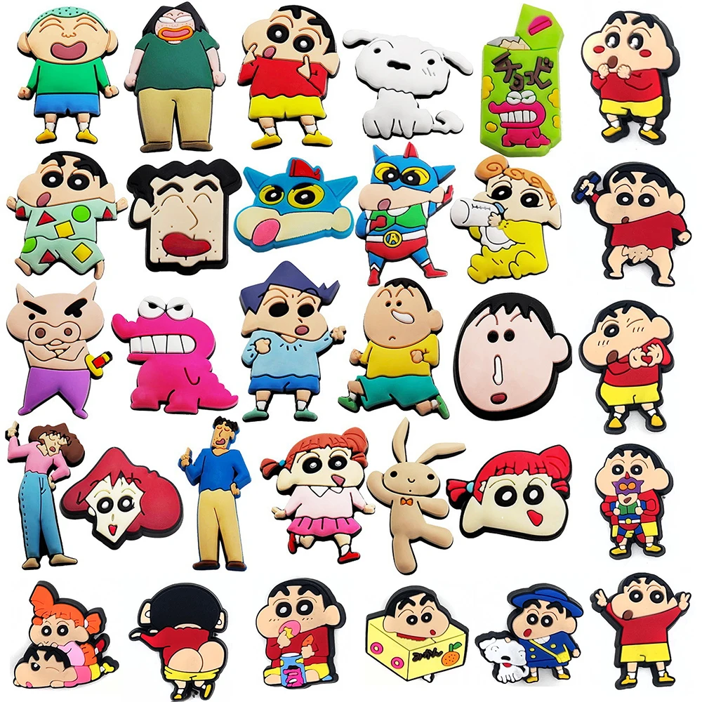 10/21/31Pcs Crayon Shin-chan Sneaker Buckle Accessories Sandals Buckle Decorations Cartoon Buckle for Party Xmas Gifts
10/21/31Pcs Crayon Shin-chan Sneaker Buckle Accessories Sandals Buckle Decorations Cartoon Buckle for Party Xmas Gifts