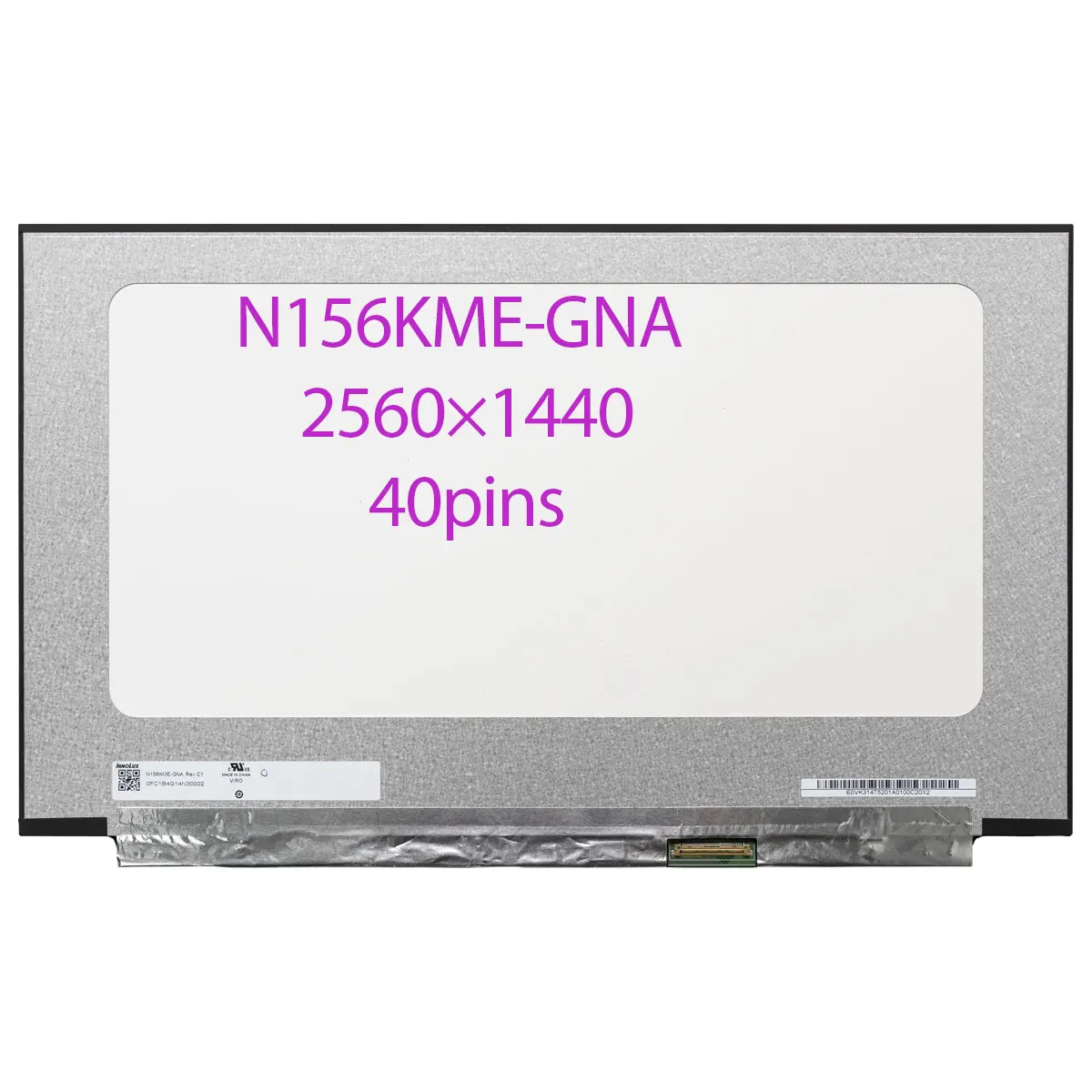 15,6-дюймовый ЖК-экран для ноутбука 2K 165 Гц N156KME-GNA подходит для NE156QHM-NY1 NY5 100% DCI-P3 QHD 2560x1440
15,6-дюймовый ЖК-экран для ноутбука 2K 165 Гц N156KME-GNA подходит для NE156QHM-NY1 NY5 100% DCI-P3 QHD 2560x1440