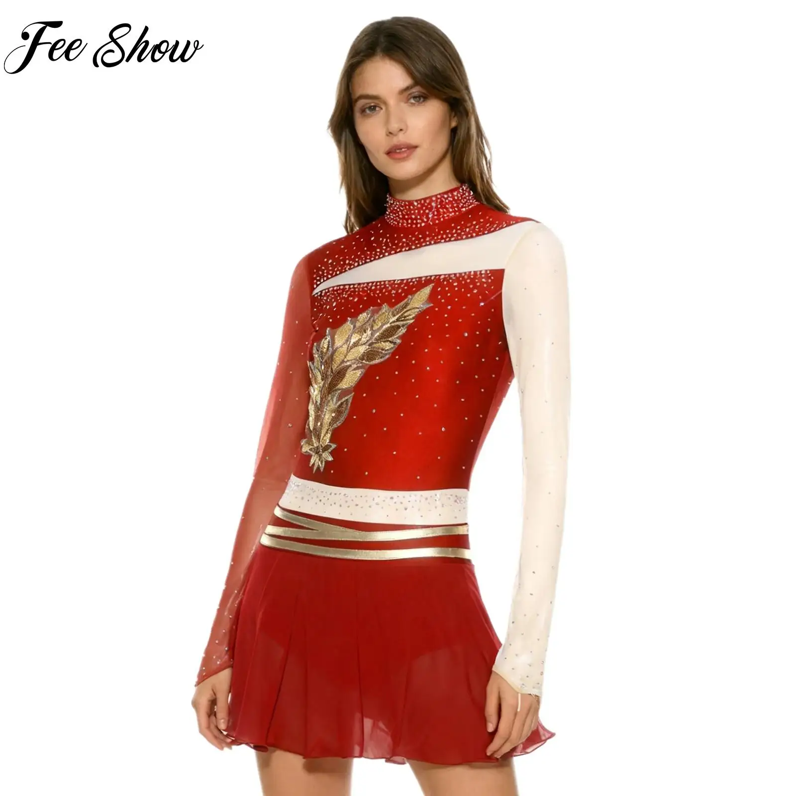 Adults Women Lyrical Dance Tutu Dress Embroidered Shiny Rhinestones Leotard Dress Figure Skating Stage Performance Party Clothes
Adults Women Lyrical Dance Tutu Dress Embroidered Shiny Rhinestones Leotard Dress Figure Skating Stage Performance Party Clothes