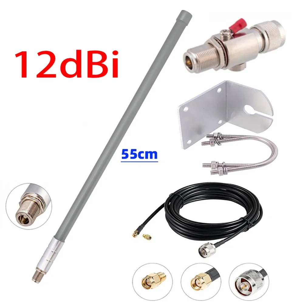12 dBi Antenna for Helium Hotspot Miner Compatible with For Bobcat 300 Longfi For LoRaWAN Indoor Outdoor Installation
12 dBi Antenna for Helium Hotspot Miner Compatible with For Bobcat 300 Longfi For LoRaWAN Indoor Outdoor Installation
