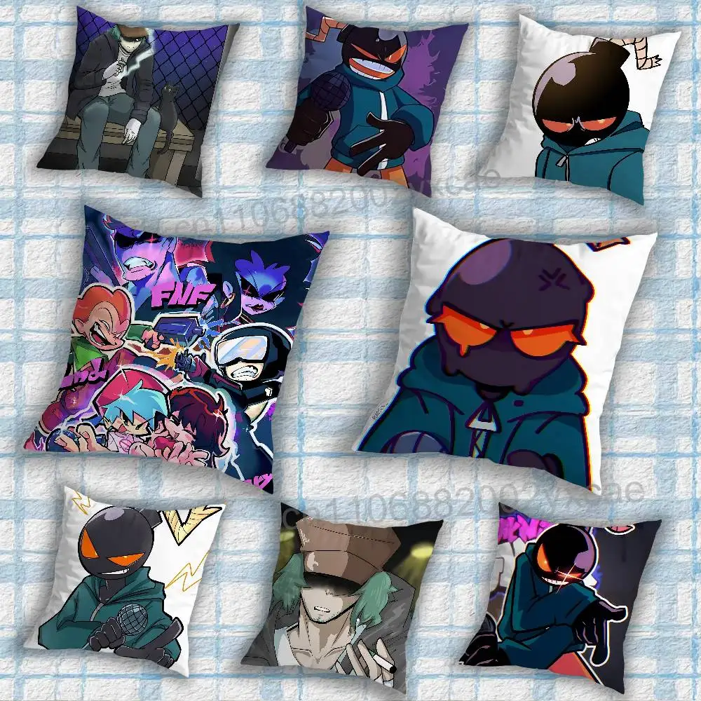 Funkin W-Whitty Friday Night Pillow Case Anti-dustmite Pillowcase Invisible zipper silky short plush Sofa cushion cover
Funkin W-Whitty Friday Night Pillow Case Anti-dustmite Pillowcase Invisible zipper silky short plush Sofa cushion cover