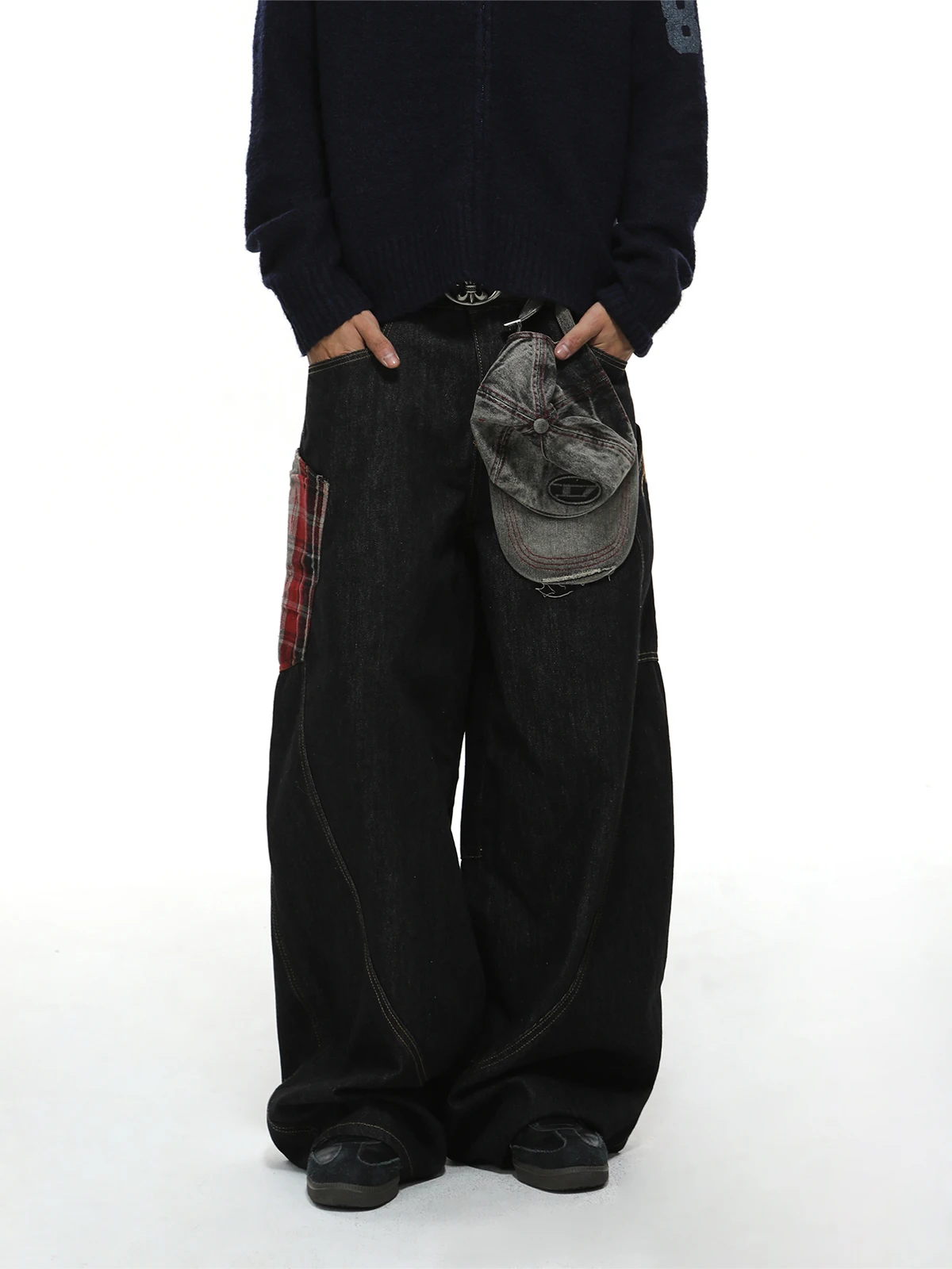 Мужские джинсы свободного кроя в клетку, повседневные, в стиле High Street, от американского бренда Antsstna, модель Park Sle
Мужские джинсы свободного кроя в клетку, повседневные, в стиле High Street, от американского бренда Antsstna, модель Park Sle