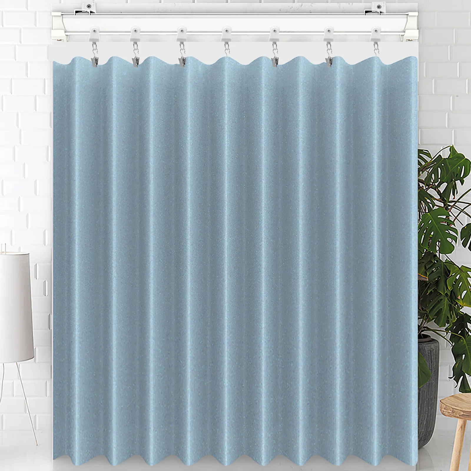 1 set 1 Set 5M Flexible Curtain Track Wall Mount Bendable Rail For Room Divider Sliding System Stainless Steel Clamps Gliders
1 set 1 Set 5M Flexible Curtain Track Wall Mount Bendable Rail For Room Divider Sliding System Stainless Steel Clamps Gliders