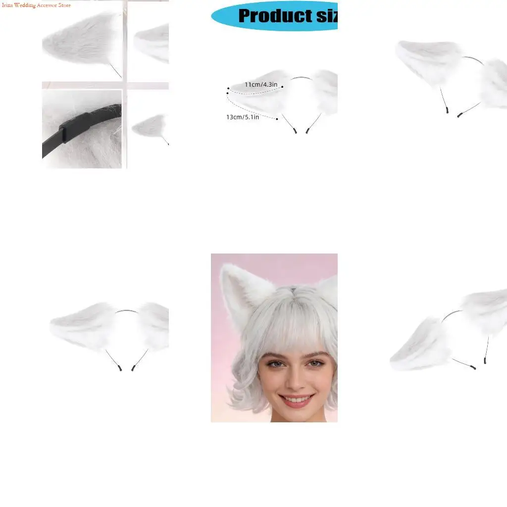 G92D Plush Anime Cats Ears Headbands For Cosplays Halloween Costume Women Teens
G92D Plush Anime Cats Ears Headbands For Cosplays Halloween Costume Women Teens