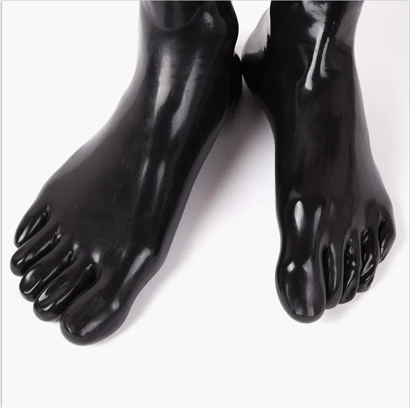 Handmade Sexy Hot Sale Retail Latex Fetish Socks Black Short Sock With 5 Toes Adult Unisex Ankle Socks S/M/L
Handmade Sexy Hot Sale Retail Latex Fetish Socks Black Short Sock With 5 Toes Adult Unisex Ankle Socks S/M/L