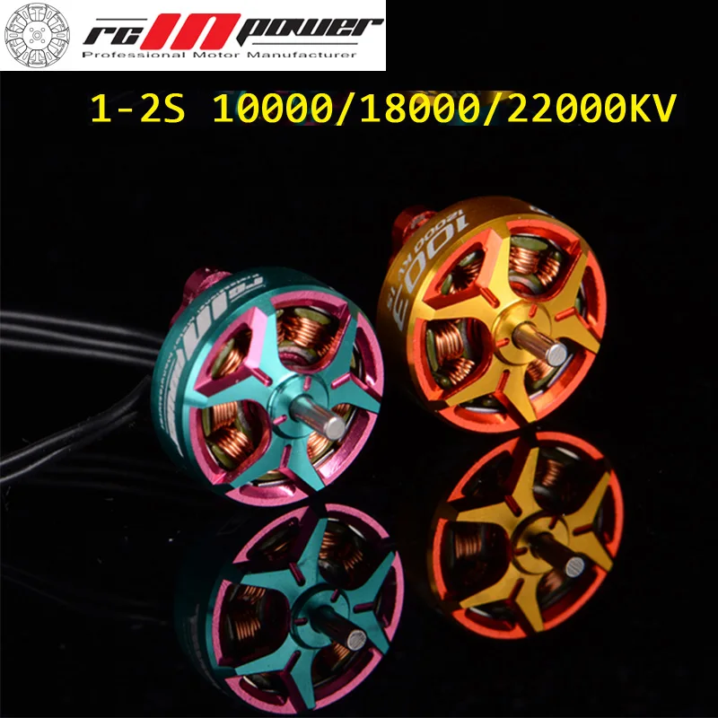 Brushless Micro Motor RCINPOWER GTS V3 1003 10000KV 18000KV 22000KV Mini Motors for 1.6 Inch 85mm Frame FPV Racing Drones
Brushless Micro Motor RCINPOWER GTS V3 1003 10000KV 18000KV 22000KV Mini Motors for 1.6 Inch 85mm Frame FPV Racing Drones
