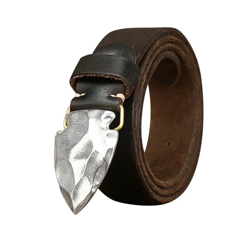 SEEDAX 3.8CM Top Cowhide Genuine Leather Belt With Stainless Steel Buckle for Men Retro Luxury Belts Men's Jeans Casual Wear
SEEDAX 3.8CM Top Cowhide Genuine Leather Belt With Stainless Steel Buckle for Men Retro Luxury Belts Men's Jeans Casual Wear