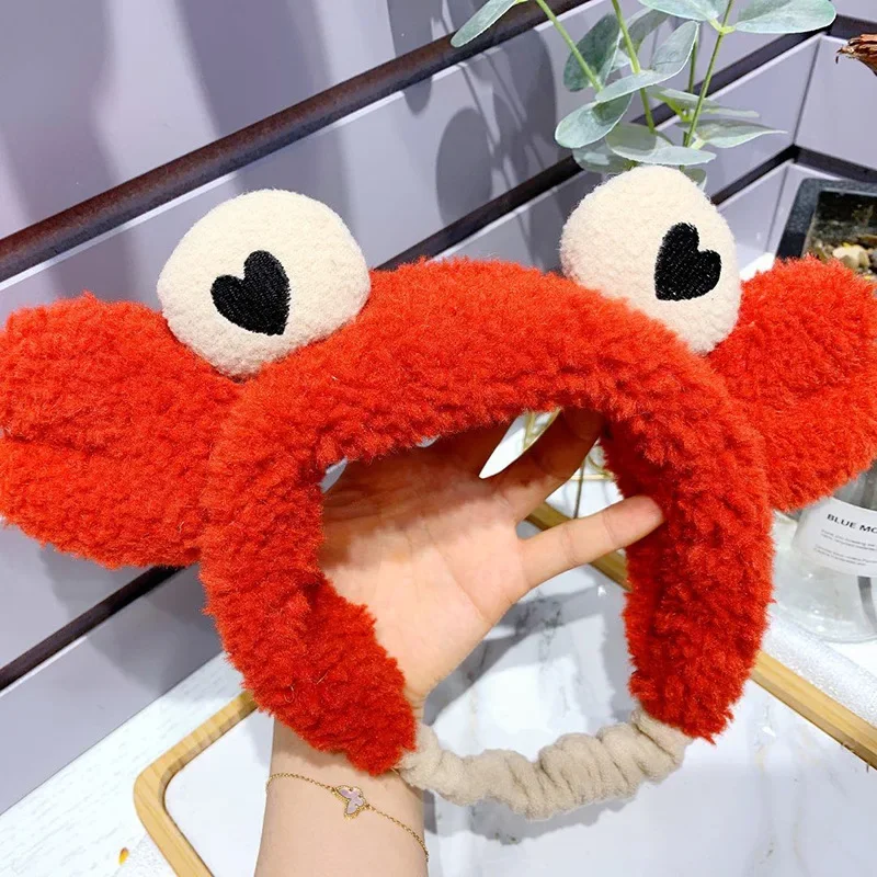 New style cartoon love crab headband selling cute super fairy plush crab headband beauty hairband female
New style cartoon love crab headband selling cute super fairy plush crab headband beauty hairband female