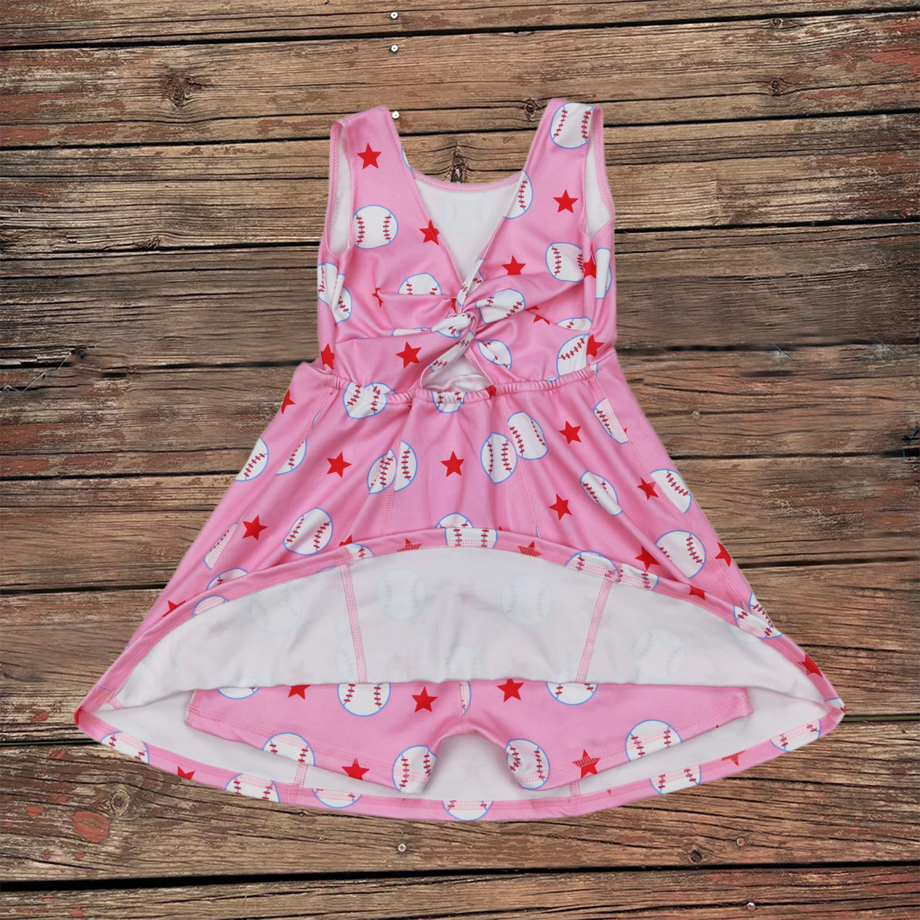 Wholesale Infant Kids Baseball Stars Skort Toddler Knee Length Dress Clothes Baby Girl Sleeveless Yoga Active Wear Clothing
Wholesale Infant Kids Baseball Stars Skort Toddler Knee Length Dress Clothes Baby Girl Sleeveless Yoga Active Wear Clothing