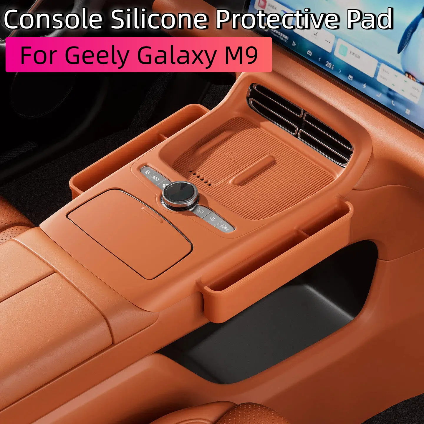 For Geely Galaxy M9 Silicone Central Control Panel Protective Pad Storage Box Wireless Charger Pad Non-Slip Interior Accessories
For Geely Galaxy M9 Silicone Central Control Panel Protective Pad Storage Box Wireless Charger Pad Non-Slip Interior Accessories