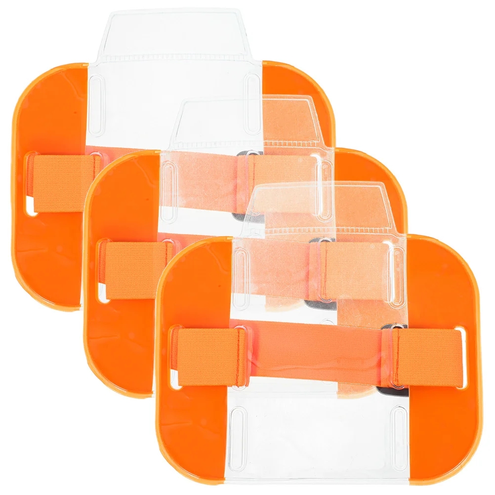 3pcs ID Armband Holder Adjustable Strap Clear Armband Id Cards Holder PVC Orange Security Badge Storage Workers Cards Arm Sleeve
3pcs ID Armband Holder Adjustable Strap Clear Armband Id Cards Holder PVC Orange Security Badge Storage Workers Cards Arm Sleeve