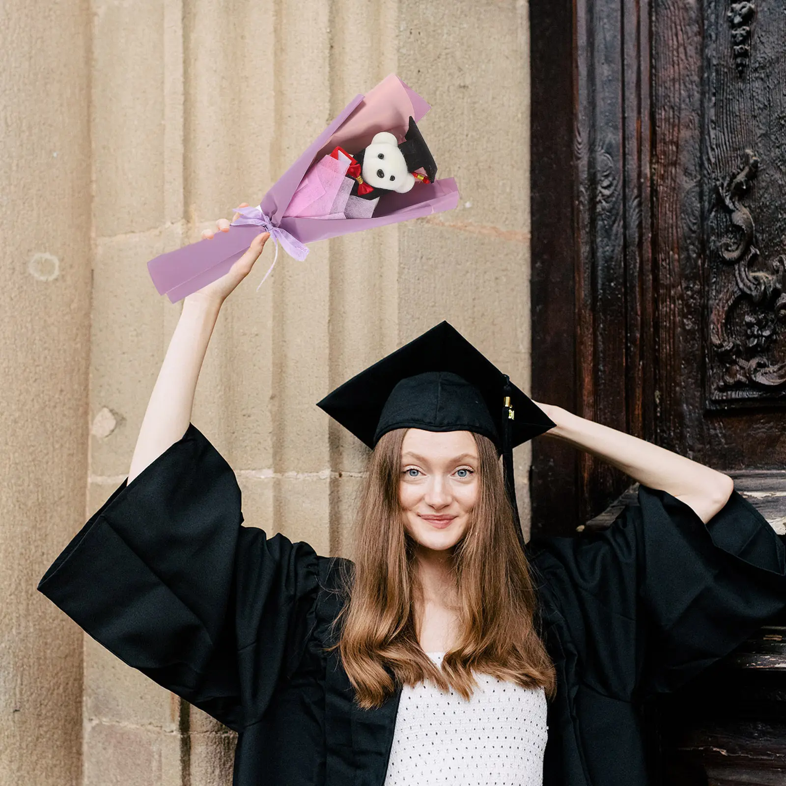 Chic Graduation Bear Bouquet Elegant Photo Prop Party Decoration Keepsake Gift for Graduates Grad Themed Bouquet Present
Chic Graduation Bear Bouquet Elegant Photo Prop Party Decoration Keepsake Gift for Graduates Grad Themed Bouquet Present