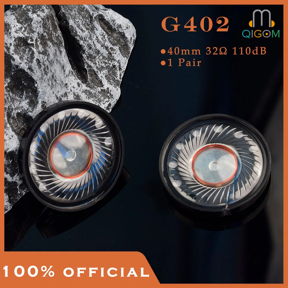 QIGOM Headset Speakers G402 1 Pair, 40MM 32ohm 110dB, HIFI, Headset Speakers BOSE Style Warm Sound, Bass Headset Speakers
QIGOM Headset Speakers G402 1 Pair, 40MM 32ohm 110dB, HIFI, Headset Speakers BOSE Style Warm Sound, Bass Headset Speakers