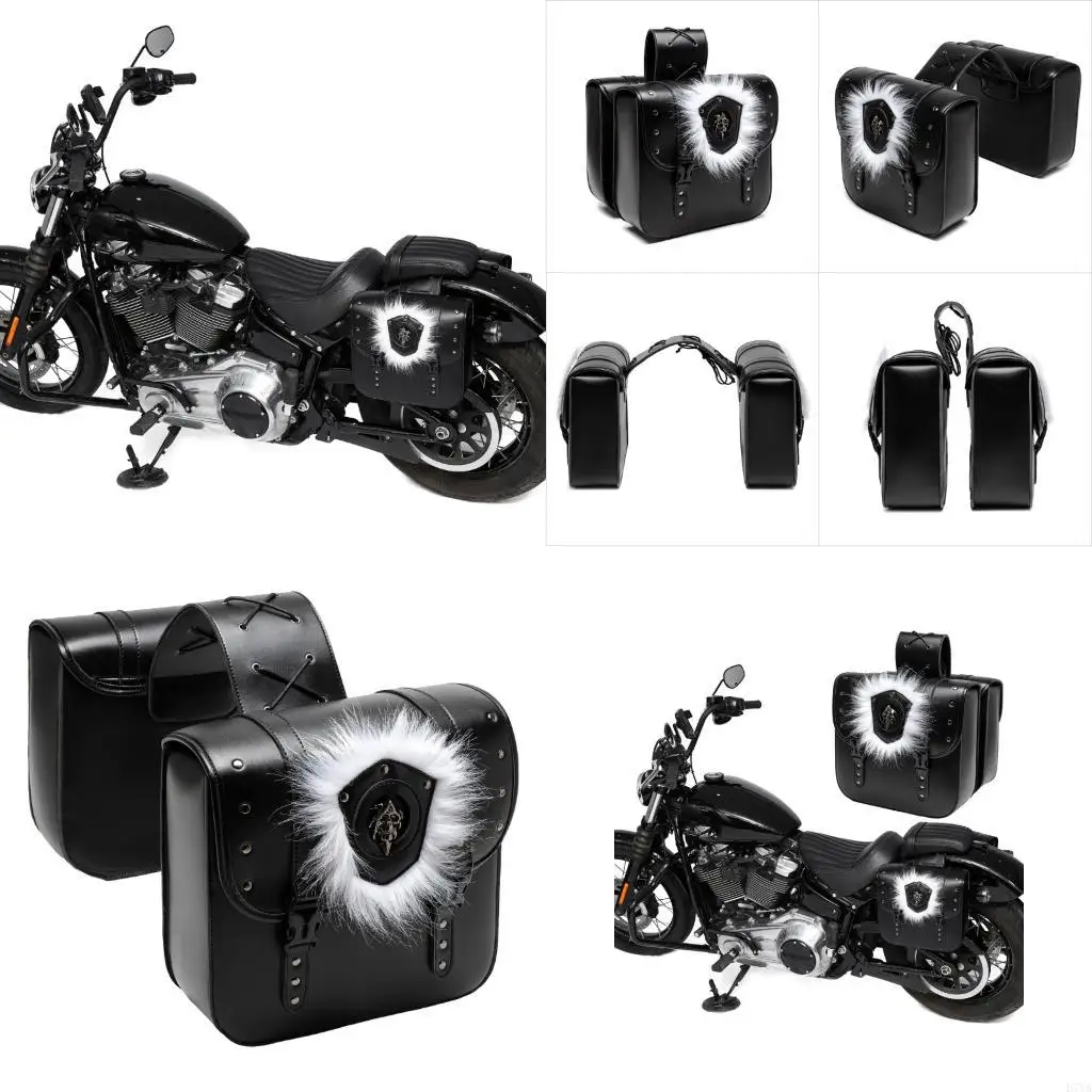 Universal Motorcycle Saddlebags Retro Look Fast Attach Side Mount Bags Strong PU Leather Storage Bag Pair for Bike D7YA
Universal Motorcycle Saddlebags Retro Look Fast Attach Side Mount Bags Strong PU Leather Storage Bag Pair for Bike D7YA