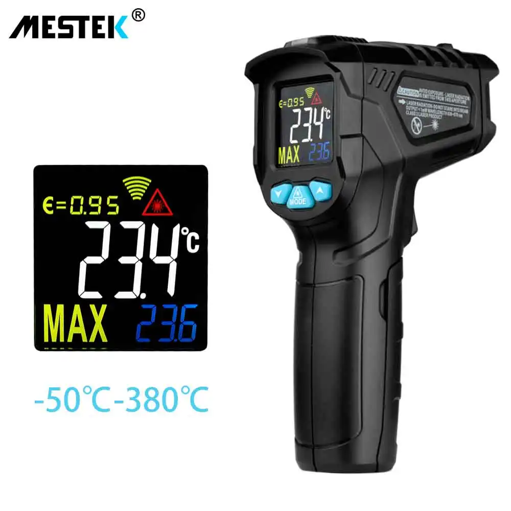 IR01A Outdoor Thermometer Temperatue Meter Celsius Colorful Display High Temperature Infrared Laser Thermometer thermal imager
IR01A Outdoor Thermometer Temperatue Meter Celsius Colorful Display High Temperature Infrared Laser Thermometer thermal imager