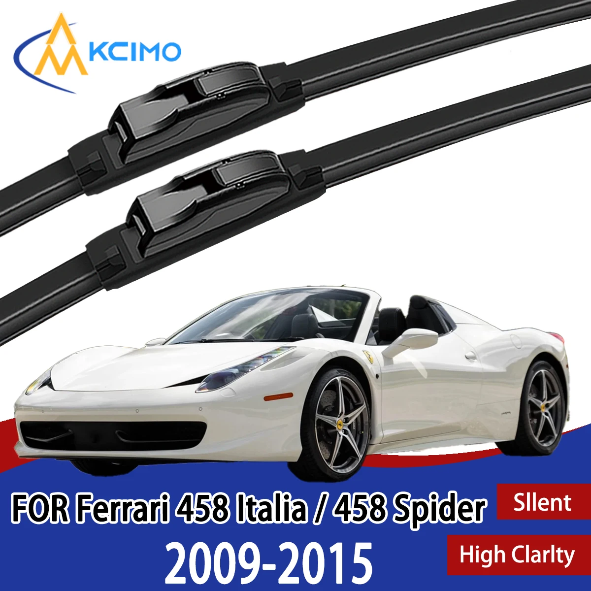 2Pcs Front Windshield Wiper Blades For Ferrari 458 Italia / 458 Spider F142 2009-2015 Windscreen Window Car Accessories
2Pcs Front Windshield Wiper Blades For Ferrari 458 Italia / 458 Spider F142 2009-2015 Windscreen Window Car Accessories