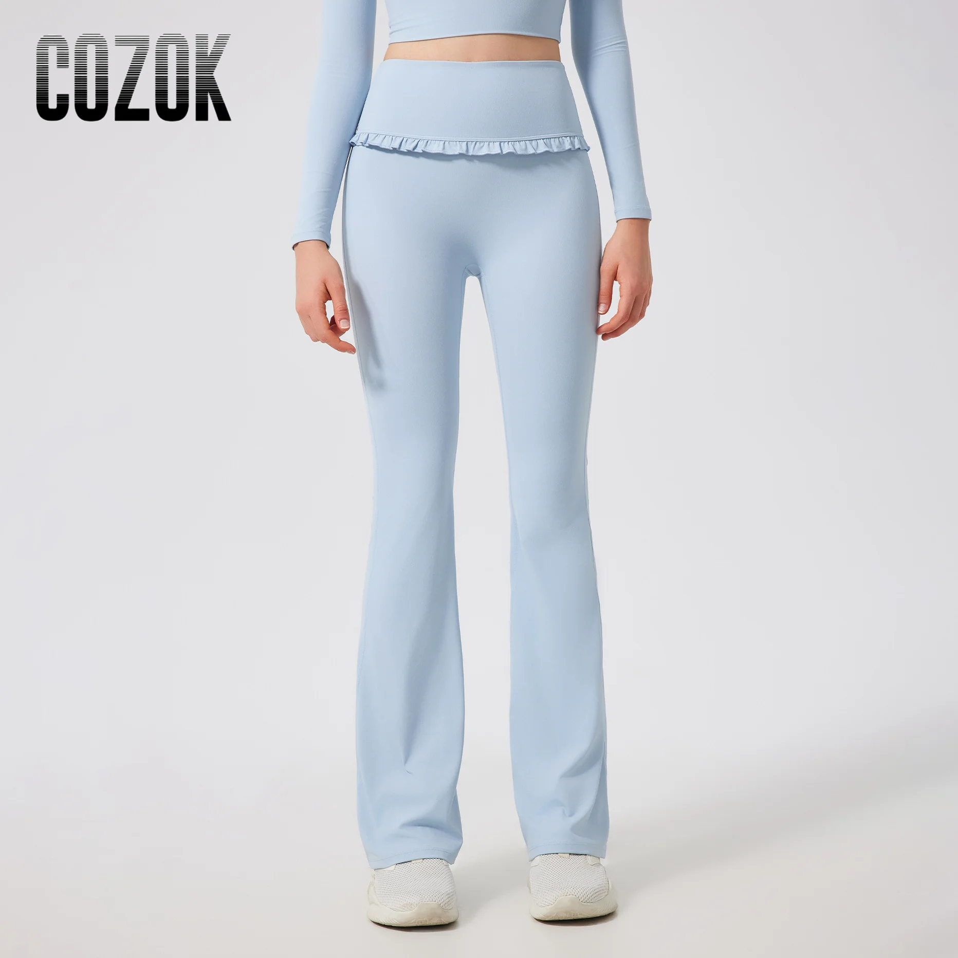 Yoga Flared Pants Women Fashion Lotus Gym Workout Pants High Waist Breathable Flared Leggings with Ruffles Casual Fitness Pants
Yoga Flared Pants Women Fashion Lotus Gym Workout Pants High Waist Breathable Flared Leggings with Ruffles Casual Fitness Pants
