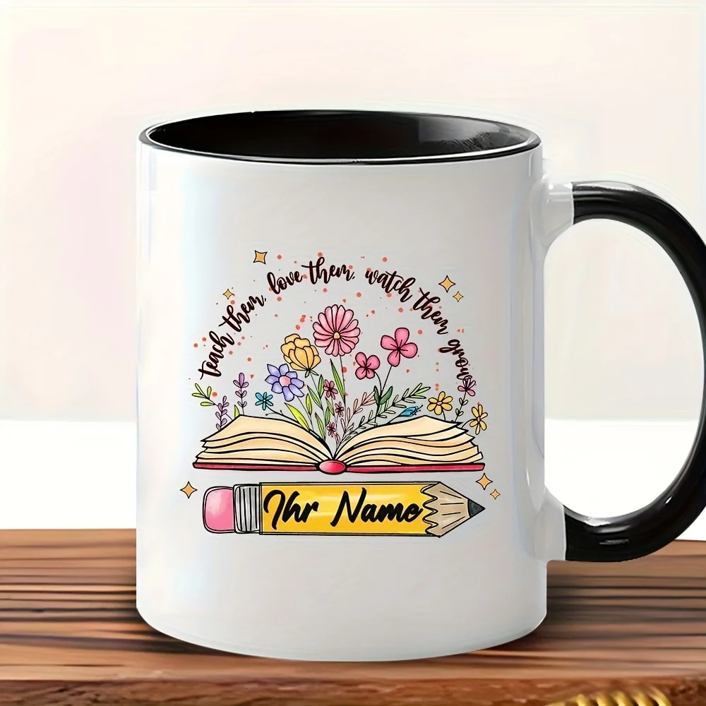 Customizable Mug Personalized Name Teacher Gift "World's Best Teacher" Cup Reusable Idea for Teacher's Day Back-to-School Season
Customizable Mug Personalized Name Teacher Gift "World's Best Teacher" Cup Reusable Idea for Teacher's Day Back-to-School Season