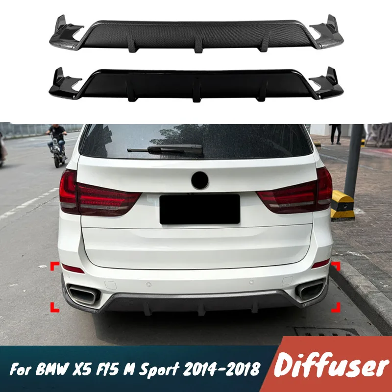 For BMW X5 F15 M Sport 2014-2018 Car Rear Bumper Diffuser Spoiler Body Kit Protective Cover Exterior Tuning Accessories
For BMW X5 F15 M Sport 2014-2018 Car Rear Bumper Diffuser Spoiler Body Kit Protective Cover Exterior Tuning Accessories