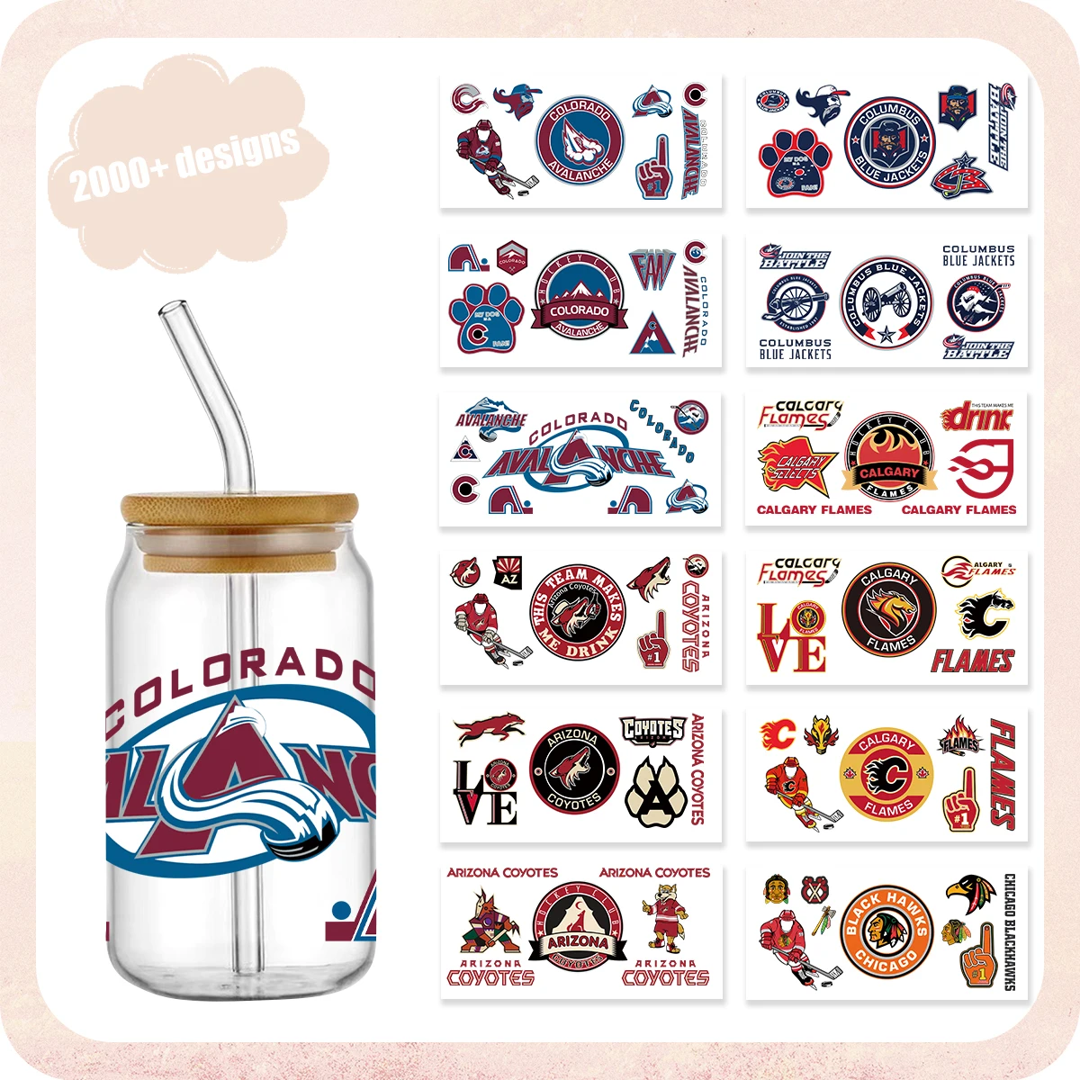 Self-selection 16oz UV DTF Cup Wrap for Tumbler Libbey Glass Can Cold Transfer Decal Cartoon Feel Free To Choose
Self-selection 16oz UV DTF Cup Wrap for Tumbler Libbey Glass Can Cold Transfer Decal Cartoon Feel Free To Choose