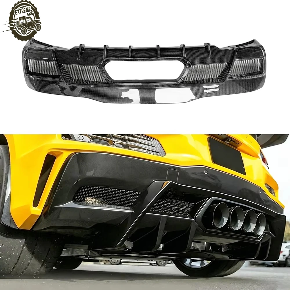 High Quality New Carbon Fiber PM Style Rear Diffuser Upgrade for Corvette C8 Stingray Coupe Z51 Z06 Rear Bumper Lip
High Quality New Carbon Fiber PM Style Rear Diffuser Upgrade for Corvette C8 Stingray Coupe Z51 Z06 Rear Bumper Lip