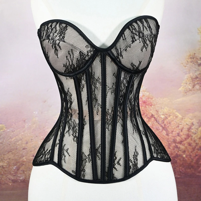 Elegant Lace Overbust Corsets and Bustiers Tops for Women Sexy Lace Body Shaper Lingerie Corset Femme Waist Trainer Cinchers
Elegant Lace Overbust Corsets and Bustiers Tops for Women Sexy Lace Body Shaper Lingerie Corset Femme Waist Trainer Cinchers