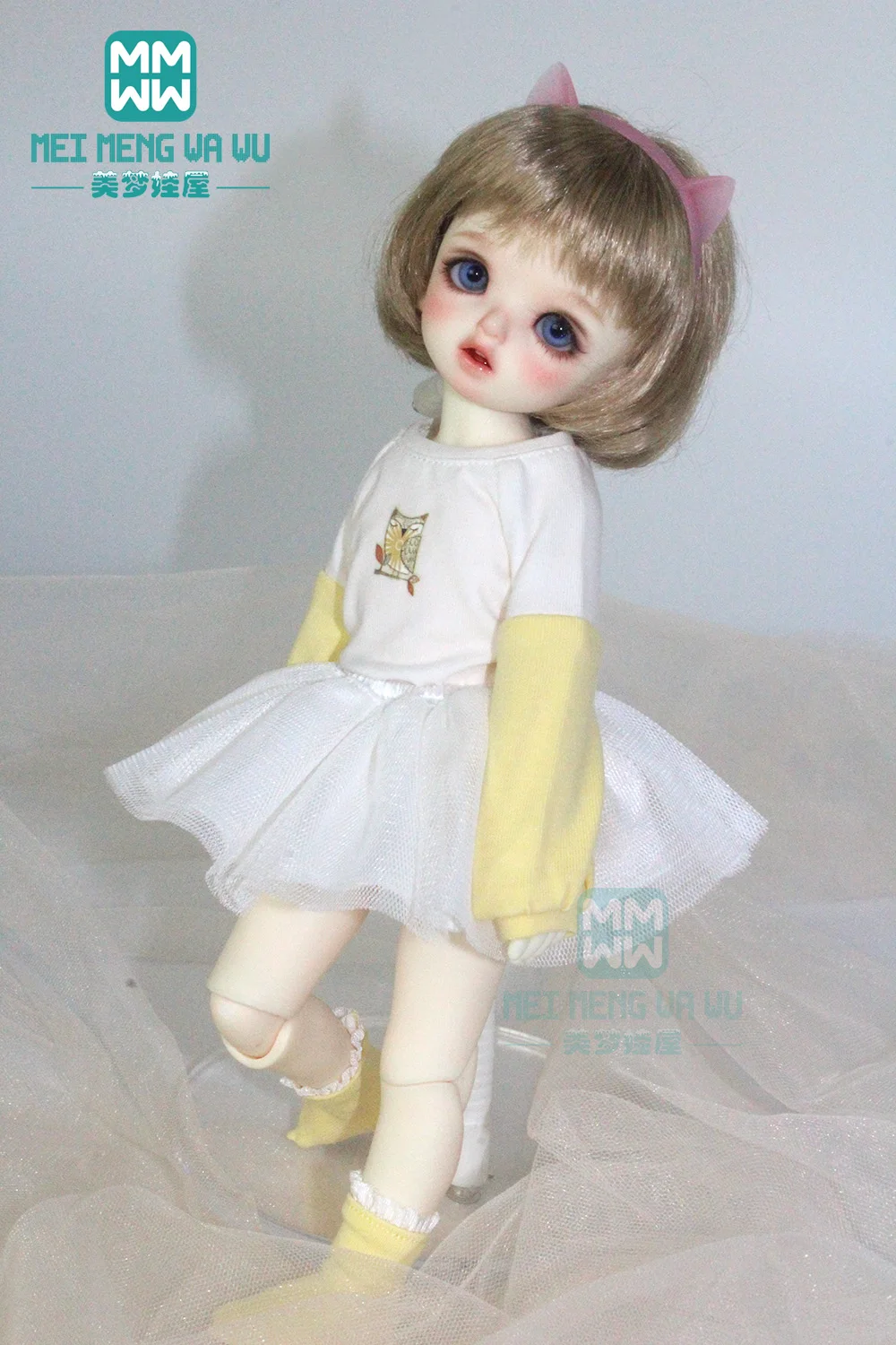 1/6 BJD YOSD ball joint doll clothes accessories fashion casual t-shirt, gauze skirt three-piece fluffy skirt girl
1/6 BJD YOSD ball joint doll clothes accessories fashion casual t-shirt, gauze skirt three-piece fluffy skirt girl