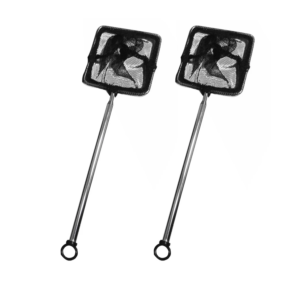 2Pcs Square Nylon Stainless Telescopic Nets for Aquarium Tank Black Handle Catch Shrimp Fish Clean Residue Unbreakable
2Pcs Square Nylon Stainless Telescopic Nets for Aquarium Tank Black Handle Catch Shrimp Fish Clean Residue Unbreakable
