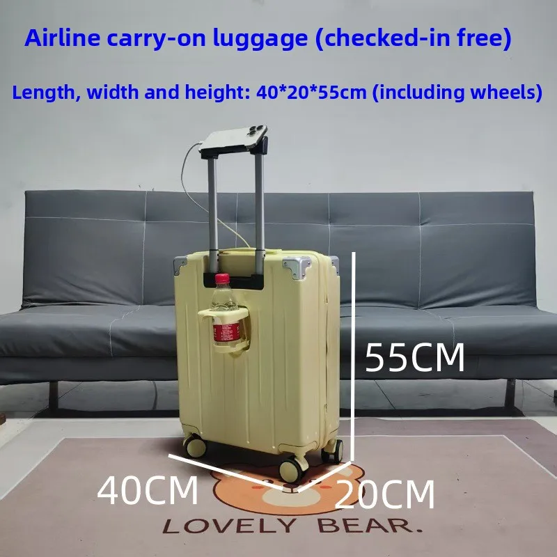 Multifunctional Airline Cabin Luggage Lightweight Durable Rolling Suitcase for Travel Perfect for Men Women Travel Bag Suitcases
Multifunctional Airline Cabin Luggage Lightweight Durable Rolling Suitcase for Travel Perfect for Men Women Travel Bag Suitcases