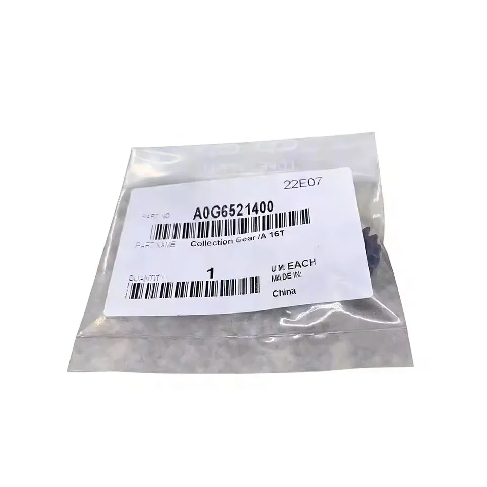 A0G6521400 Original New Collection Gear /A 16T for Konica Minolta BH951 1051 1100 6136
A0G6521400 Original New Collection Gear /A 16T for Konica Minolta BH951 1051 1100 6136