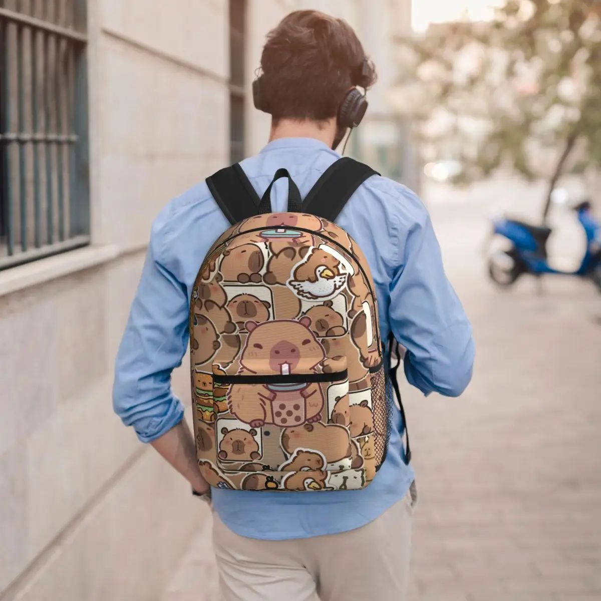 Los Capibara Cute Capybara Animal Backpack Boys Girls BookBag Children School Bag Computer Shoulder Bags for Men Women
Los Capibara Cute Capybara Animal Backpack Boys Girls BookBag Children School Bag Computer Shoulder Bags for Men Women