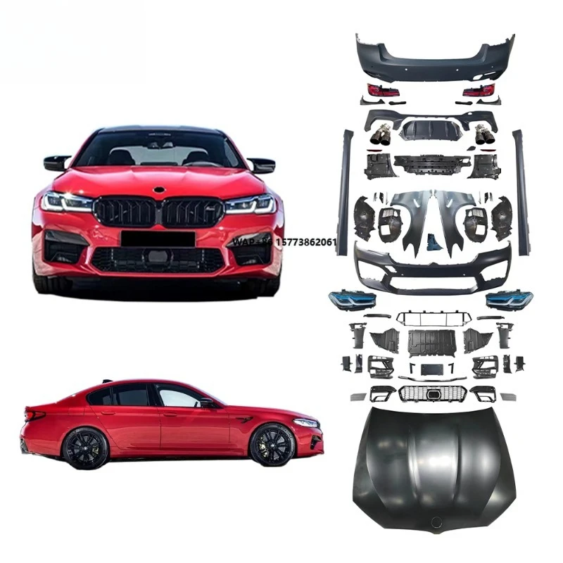 M5 F90LCI Body Kit for 5S 2017-2022y G30/38 Upgrade Set Front Bumper Grille Headlights Taillights Hood Car Upgrade Bodykit
M5 F90LCI Body Kit for 5S 2017-2022y G30/38 Upgrade Set Front Bumper Grille Headlights Taillights Hood Car Upgrade Bodykit