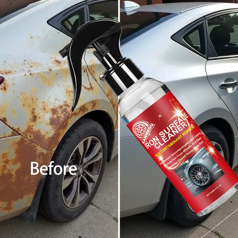 Средство для удаления железа - спрей для удаления падения и остановки ржавчины для детализации автомобиля удаляет частицы железа
Средство для удаления железа - спрей для удаления падения и остановки ржавчины для детализации автомобиля удаляет частицы железа