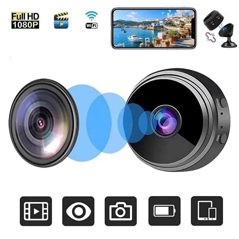 A9 WIFI Mini Camera 480P WIFI Surveillance Cameras With Rotatable Holder IP Camera Security Smart Home
A9 WIFI Mini Camera 480P WIFI Surveillance Cameras With Rotatable Holder IP Camera Security Smart Home