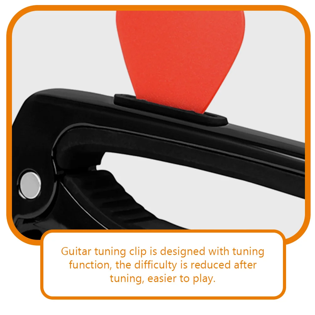 Guitar Capo Guitars Acoustic Tuner Pick Adjustable Tuning Clip Silica Gel for Classical
Guitar Capo Guitars Acoustic Tuner Pick Adjustable Tuning Clip Silica Gel for Classical